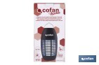 Lámpara LED antiinsectos recargable por USB | Interior y exterior | Cobertura 80 m² | Resistente al agua IPX4 | Luz UV de alta potencia | Ideal para camping, barbacoa y jardín - Cofan