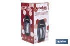 Lámpara LED antiinsectos recargable por USB | Interior y exterior | Cobertura 80 m² | Resistente al agua IPX4 | Luz UV de alta potencia | Ideal para camping, barbacoa y jardín - Cofan