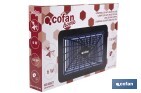 Lámpara LED antiinsectos para Interior | Potencia: 6 W | Cobertura 150 m² | Luz UV-A Dual 365+395 nm | Alimentación: USB | Montaje en Pared - Cofan
