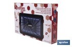 Lámpara LED antiinsectos para Interior | Potencia: 6 W | Cobertura 150 m² | Luz UV-A Dual 365+395 nm | Alimentación: USB | Montaje en Pared - Cofan