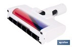Aspiradora sin cable con base de carga | Potencia de succión: 180 AW | Potencia ciclónica: 32 kPa | 4 velocidades | Filtro HEPA lavable | Batería de litio 25,9 V | Color: blanco - Cofan
