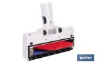 Aspiradora sin cable con base de carga | Potencia de succión: 180 AW | Potencia ciclónica: 32 kPa | 4 velocidades | Filtro HEPA lavable | Batería de litio 25,9 V | Color: blanco - Cofan