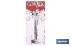 Aspiradora sin cable con base de carga | Potencia de succión: 180 AW | Potencia ciclónica: 32 kPa | 4 velocidades | Filtro HEPA lavable | Batería de litio 25,9 V | Color: blanco - Cofan