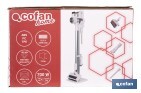 Aspiradora sin cable con base de carga | Potencia de succión: 180 AW | Potencia ciclónica: 32 kPa | 4 velocidades | Filtro HEPA lavable | Batería de litio 25,9 V | Color: blanco - Cofan