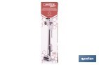 Aspiradora sin cable con base de carga | Potencia de succión: 180 AW | Potencia ciclónica: 32 kPa | 4 velocidades | Filtro HEPA lavable | Batería de litio 25,9 V | Color: blanco - Cofan