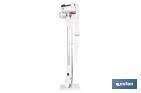 Aspiradora sin cable con base de carga | Potencia de succión: 180 AW | Potencia ciclónica: 32 kPa | 4 velocidades | Filtro HEPA lavable | Batería de litio 25,9 V | Color: blanco - Cofan