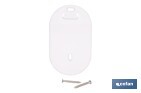 Aspiradora eléctrica sin cable con soporte a la pared | Potencia de succión: 180 AW | Potencia ciclónica: 32 kPa | 4 velocidades | Filtro HEPA lavable | Batería de litio 25,9 V | Color: blanco - Cofan