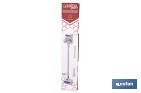 Aspiradora eléctrica sin cable con soporte a la pared | Potencia de succión: 180 AW | Potencia ciclónica: 32 kPa | 4 velocidades | Filtro HEPA lavable | Batería de litio 25,9 V | Color: blanco - Cofan