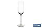 SET OF 6 CHAMPAGNE FLUTES | CAPACITY: 22CL