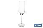 Set of 6 champagne flutes | Capacity: 22cl - Cofan