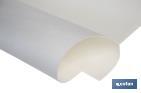 Foam table protector | White | Phthalate-free duffel | Thickness 1.5mm | Available in different sizes - Cofan