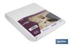 Foam table protector | White | Phthalate-free duffel | Thickness 1.5mm | Available in different sizes - Cofan