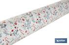 Rollo de hule con diseño primaveral | Protección y estilo para la mesa - Cofan