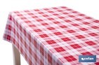 Rollo de hule con diseño campestre e italiano | Materiales: polipropileno y PVC | Gran resistencia a líquidos y manchas | Medidas 1,40 x 20 m - Cofan