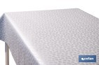 ROLLO DE HULE ESTAMPADO GRIS POLAR | MATERIALES: POLIPROPILENO Y PVC | GRAN RESISTENCIA A LÍQUIDOS Y MANCHAS | FÁCIL LIMPIEZA | MEDIDAS 1,40 X 20 M