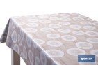 ROLLO DE HULE ESTAMPADO ESFERA SILVESTRE | MATERIALES: POLIPROPILENO Y PVC | GRAN RESISTENCIA A LÍQUIDOS Y MANCHAS | FÁCIL LIMPIEZA | MEDIDAS 1,40 X 20 M