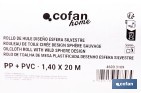 Rollo de hule estampado esfera silvestre | Materiales: polipropileno y PVC | Gran resistencia a líquidos y manchas | Fácil limpieza | Medidas 1,40 x 20 m - Cofan
