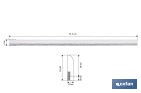 Burlete adhesivo de madera sostenible | Longitud de 91,5 cm | Disponible en diferentes acabados - Cofan