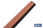 Burlete adhesivo de madera sostenible | Longitud de 91,5 cm | Disponible en diferentes acabados - Cofan