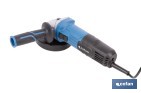 Amoladora angular eléctrica 750 W Ø115 mm 11000 rpm | Mango auxiliar con 2 posiciones y sistema antivibración | Ligera, potente y segura - Cofan