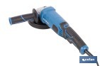 Amoladora angular eléctrica 1010 W Ø115/125 mm con velocidad variable 3000-11000 rpm | Arranque progresivo, mango antivibración, engranajes de aluminio reforzado - Cofan