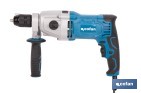 TALADRO PERCUTOR ELÉCTRICA 1200 W CON 2 VELOCIDADES, PORTABROCAS AUTOMÁTICO 13 MM | EMPUÑADURA MULTIPOSICIÓN Y CONTROL DE VELOCIDAD VARIABLE