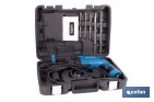 Taladro martillo perforador SDS-Plus | 1050 W, 5200 bpm con energía de impacto de 3,2 J | Accesorios incluidos - Cofan