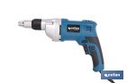ATORNILLADOR ELÉCTRICO PARA PLADUR 600 W 2400 RPM | VELOCIDAD VARIABLE, INSERCIÓN DE PORTAPUNTAS 1/4" | DISEÑO ERGONÓMICO PARA TRABAJOS CONTINUOS