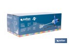 Cofan Paddle mixer for mixing paint and mortar | Electric stirrer | M14 paddle connection | Mixing paddle included | 2 speeds | Power: 1,800W - Cofan