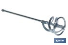 Vara misturadora | Acessório de mistura M14 | Adequado para misturar tinta, verniz ou massa | Comprimento: 600 mm | Disponível em diferentes diâmetros - Cofan