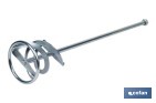 Vara misturadora | Acessório de mistura M14 | Adequado para misturar tinta, verniz ou massa | Comprimento: 600 mm | Disponível em diferentes diâmetros - Cofan