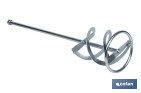 Vara misturadora | Acessório de mistura M14 | Adequado para misturar tinta, verniz ou massa | Comprimento: 600 mm | Disponível em diferentes diâmetros - Cofan