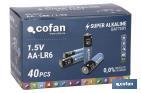 Pilas Alcalinas - LR6 AA/1,5V - Cofan