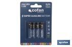 Alkaline batteries - LR03 AAA/1,5V - Cofan