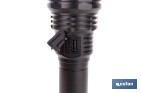 Linterna LED de alta potencia | Recargable con 6 modos de luz | Disponible en dos potencias: 18.000 lm y 10.000 lm - Cofan