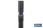 Linterna LED formato Bolígrafo Recargable de Aluminio | 3 funciones y enfoque ajustable | Cable USB-C incluido - Cofan
