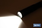 Linterna LED formato Bolígrafo Recargable de Aluminio | 3 funciones y enfoque ajustable | Cable USB-C incluido - Cofan