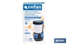 Linterna de camping COB LED 2000 lm recargable con 5 modos de luz | Iluminación regulable - Cofan