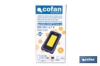 Lámpara de inspección de 500 LM COB LED con panel solar | Recargable con USB Tipo C | Luz blanca y roja | Base Magnética - Cofan