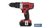 Taladro Percutor a Batería con 1300 rpm | Batería Li-ion de 20V - 1,5 Ah + Cargador incluidos - Cofan