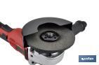 Amoladora a batería | Batería Li-ion de 20V y 2,0 Ah + Cargador incluidos | Apta para discos de ø115 mm - Cofan
