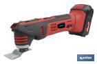 MULTIHERRAMIENTA A BATERÍA | 15000 RPM | BATERÍA LI-ION  18V + CARGADOR INCLUIDOS | INCLUYE ACCESORIOS