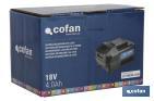 Batería Recargable de Litio Li-ion I 18V I 4.0 Ah I Apta para herramientas eléctricas a Batería - Cofan