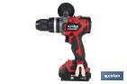 Taladro percutor y atornillador sin escobillas | 2 velocidades | Incluye maletín con batería Li-Ion de 20 voltios y 2.0 Ah + cargador - Cofan