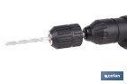 Martillo perforador SDS Plus sin escobillas multifunción | Taladra, percute y cincela | Incluye: maletín con accesorios, portabrocas automático con adaptador SDS PLUS, batería Li-Ion de 20 V y cargador - Cofan