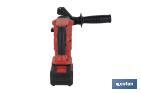 Martillo perforador SDS Plus sin escobillas multifunción | Taladra, percute y cincela | Incluye: maletín con accesorios, portabrocas automático con adaptador SDS PLUS, batería Li-Ion de 20 V y cargador - Cofan