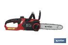 MOTOSIERRA A BATERÍA SIN ESCOBILLAS CON ESPADA DE 10" | ENGRASE AUTOMÁTICO | INCLUYE BATERÍA LI-ION 20 V 4,0 AH Y CARGADOR