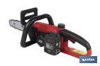 Motosierra a batería sin escobillas con espada de 10" | Engrase automático | Incluye batería Li-Ion 20 V 4,0 Ah y cargador - Cofan