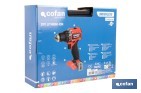 Taladro atornillador a batería con motor brushless | Potencia: 20 V | 2 velocidades | Disponible con y sin batería y cargador - Cofan
