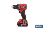 TALADRO ATORNILLADOR A BATERÍA CON MOTOR BRUSHLESS | POTENCIA: 20 V | 2 VELOCIDADES | DISPONIBLE CON Y SIN BATERÍA Y CARGADOR